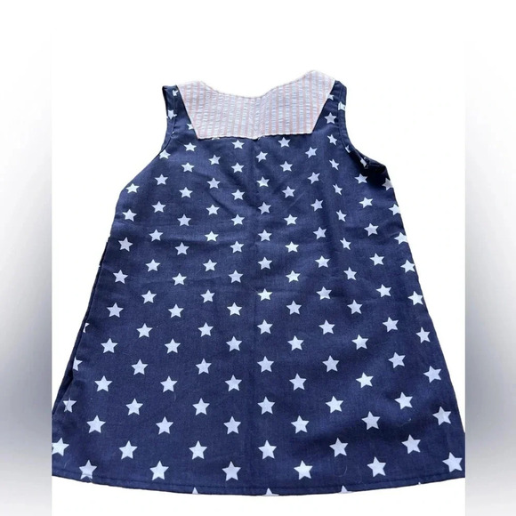 2T American flag Petit Peony Dress - Picture 4 of 5